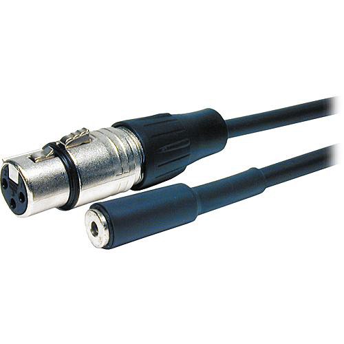 Comprehensive Mini Female TS to 3-Pin XLR Female Cable - 25'