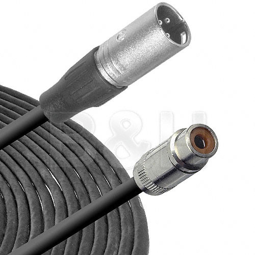 Comprehensive Standard Series XLR Male to RCA Female Cable (10')