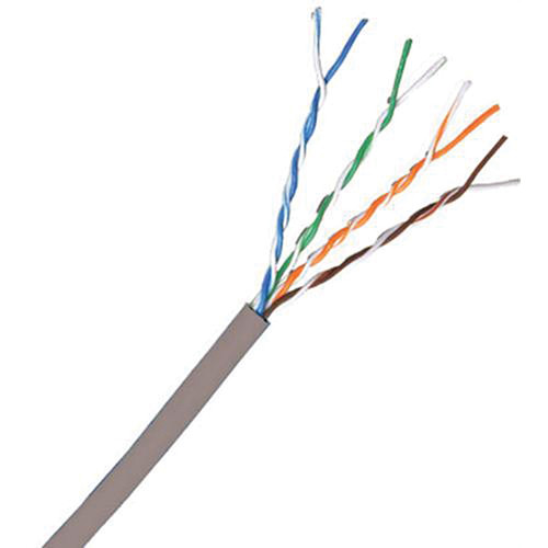 Comprehensive Cat 5e Plenum 350MHz Solid Cable (1000' / 304.8m, Gray Finish)