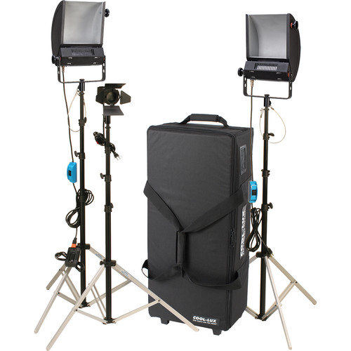 Cool-Lux Hollywood Combo Studio Interview Kit With Carrying Case