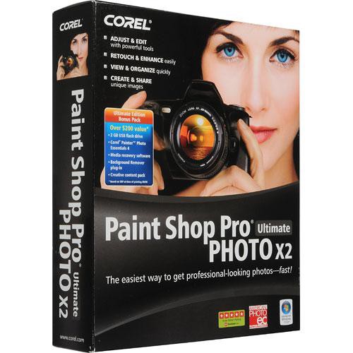 Corel Paint Shop Pro Photo X2 Ultimate Software for Windows