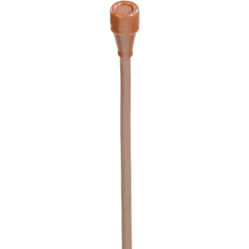 Countryman B3 Omni Lavalier Mic, Low Sens, with Pigtail Leads Connector for Wireless Transmitters (Cocoa)