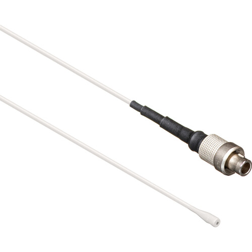 Countryman B6 Omni Lavalier Mic, Standard Sens, with Hardwired 3-Pin LEMO Connector for Sennheiser Wireless Transmitters (White)