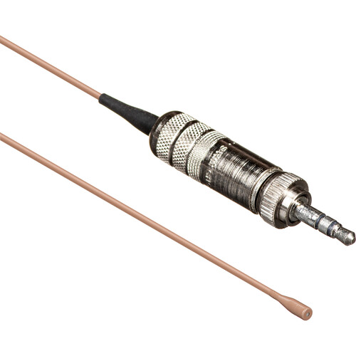 Countryman B6 Omni Lavalier Mic, Low Sens, with Hardwired 3.5mm Locking Connector for Sennheiser Wireless Transmitters (Tan)