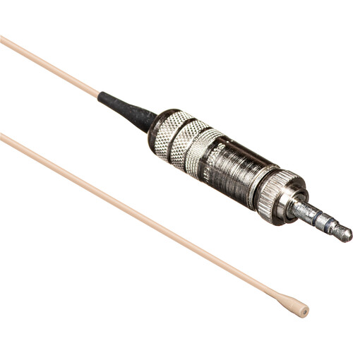 Countryman B6 Omni Lavalier Mic, Very Low Sens, with Hardwired 3.5mm Locking Connector for Sennheiser Wireless Transmitters (Beige)