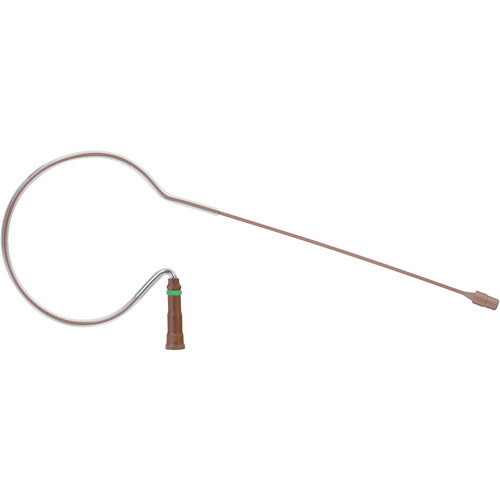 Countryman E6 Directional Earset Mic, Highest Overload, with Detachable 1mm Cable and LEMO 1-Pin Connector for Sennheiser Wireless Transmitters (Cocoa)