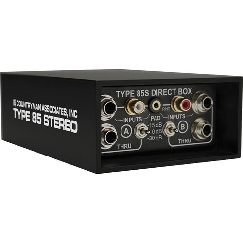 Countryman Type 85S Stereo Direct Box DT85S B&H Photo Video