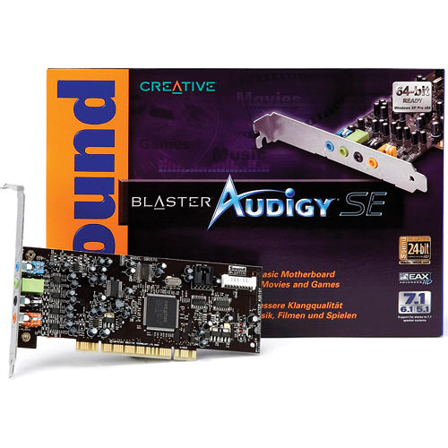 Creative Labs Soundblaster Audigy SE 4L PCI Sound Card