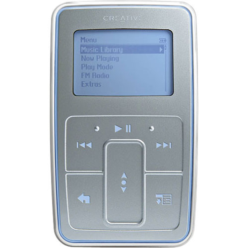 Creative Labs Zen Micro 6GB Portable Music MP3 Player - Silver (Demo)