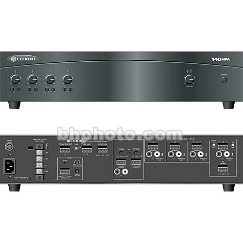 Crown Audio 140MPA 4-Input, 40W Mixer/Amplifier