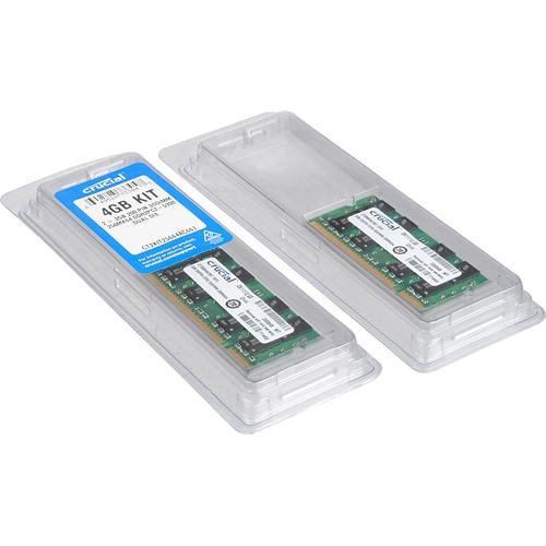 Crucial 4GB (2x2GB) SO-DIMM Memory Upgrade Kit for Notebook