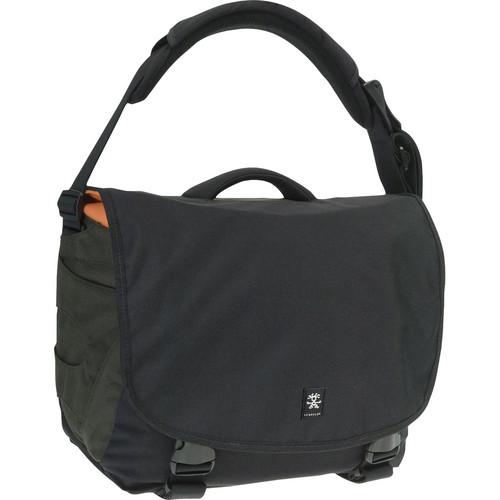 Crumpler Brazillion Dollar Home Bag (16.5 x 14 x 10.6", Gun Metal/Black/Orange Interior)