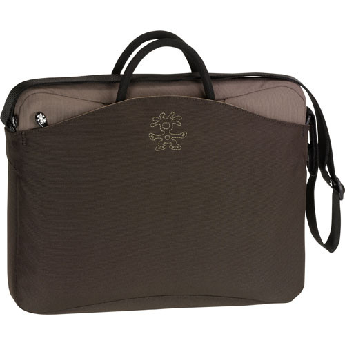Crumpler Reginald Transfer Laptop Briefcase (Brown with Light Brown Trim)