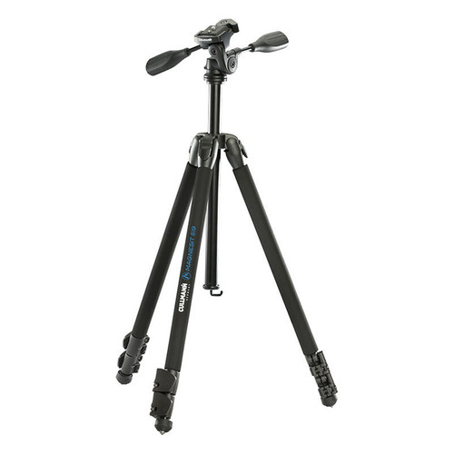 Cullmann Magnesit 519 Aluminum Tripod with 3-Way Head - Supports 8.8 lbs (4kg)