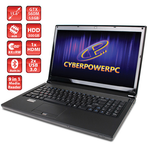 CyberPowerPC Gamer Xplorer GX9600 15.6" Laptop