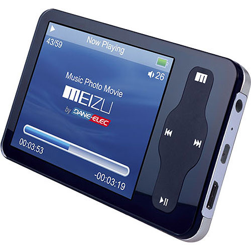 Dane-Elec MEIZU 8GB M4 Miniplayer Slim MP3 Player (Black)