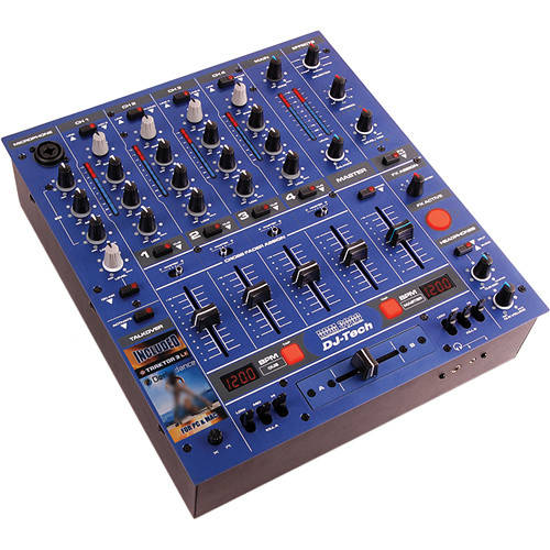 DJ-Tech DDM-3000R Professional DJ Mixer (Blue)