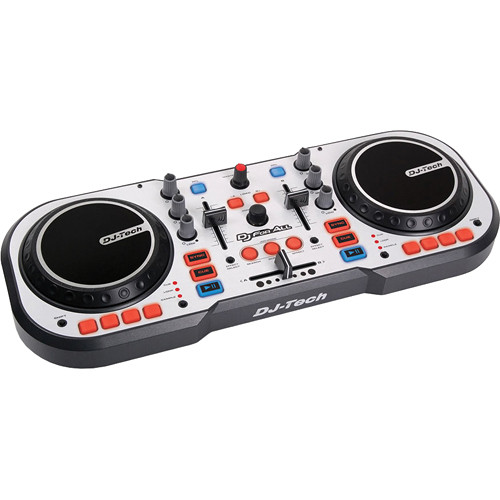 DJ-Tech DJ FOR ALL USB Controller & Software Package DJ FOR ALL