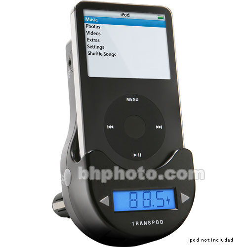 DLO TransPod Car Charger and FM Transmitter for iPod (Black)