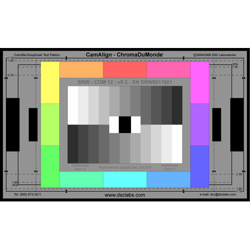 DSC Labs ChromaDuMonde 12 Senior CamAlign Chip Chart
