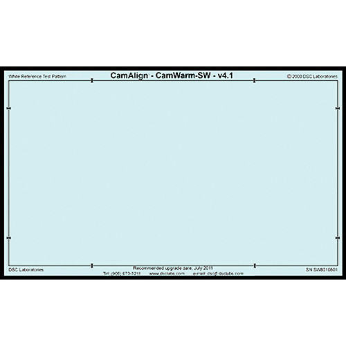 DSC Labs CamWarm Warming Chart (40 x 24")