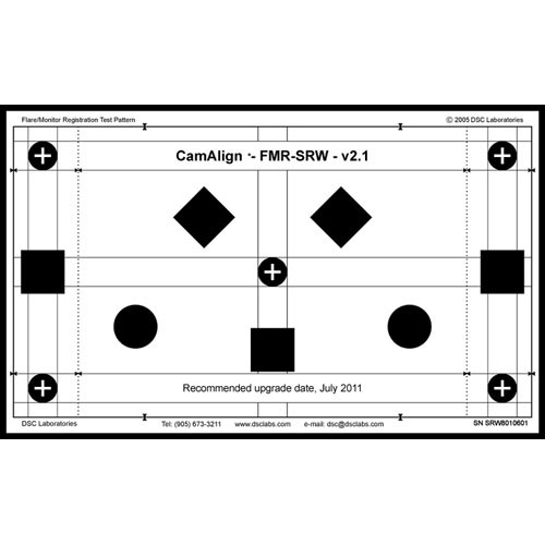 DSC Labs FMR Senior Flare & Monitor Registration Chart