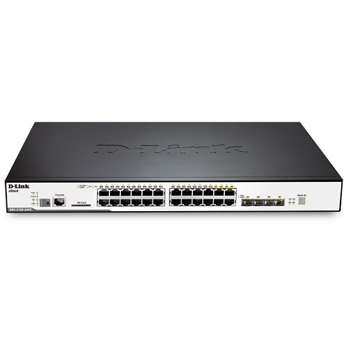 D-Link DGS-3120 24-Port xStack L2 Managed Stackable PoE Gigabit Switch
