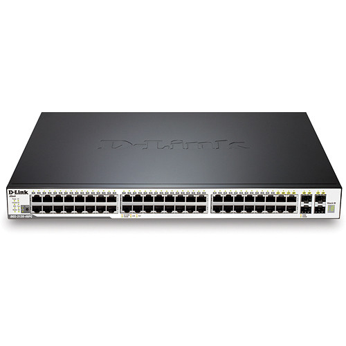 D-Link DGS-3120 48-Port xStack L2 Managed Stackable PoE Gigabit Switch