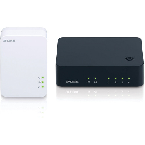 D-Link PowerLine AV 500 4-Port Gigabit Switch Kit
