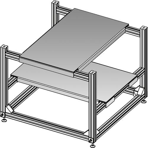 Da-Lite 21378 3D Projector Stacker (19 x 33.5")
