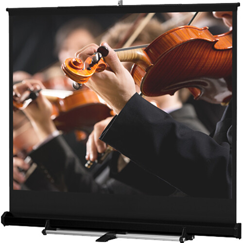 Da-Lite 40285 Floor Model C Manual Front Projection Screen (12x12')