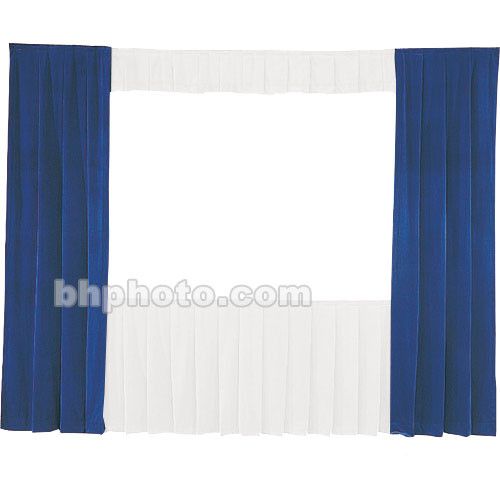 Da-Lite 30-in. Wide Wing Drapes - Pair (Blue) 41103BL