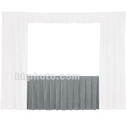 Da-Lite Fast-Fold Standard and Deluxe Skirt Gray 41143G