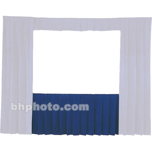 Da-Lite Fast-Fold Standard and Deluxe Skirt Blue 41150BL