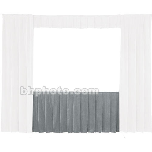 Da-Lite Fast-Fold Standard and Deluxe Skirt Gray 41150G