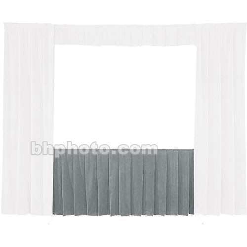 Da-Lite Fast-Fold Standard and Deluxe Skirt Gray 41151G