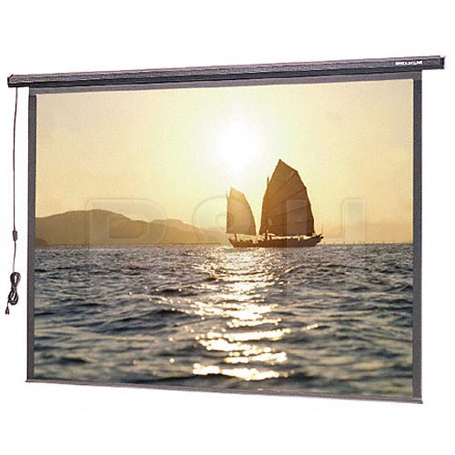 Da-Lite 77317 Slimline Electrol Motorized Projection Screen (43 x 57", 120V, 60Hz)