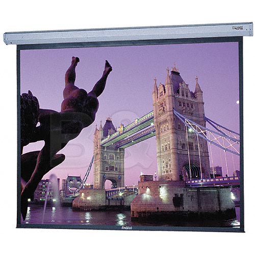 Da-Lite 83234 Cosmopolitan Electrol Motorized Projection Screen (10 x 10',120V, 60Hz)