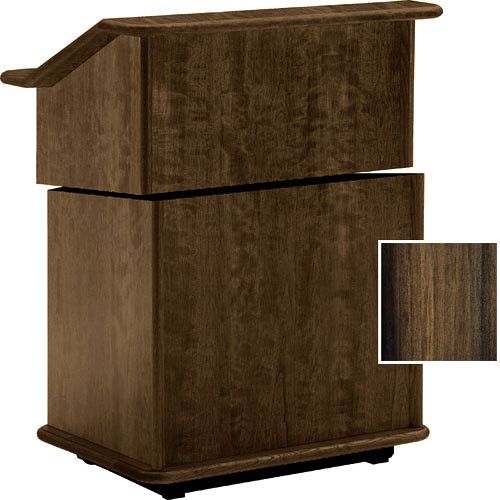 Da-Lite Lancaster 25" Stacking Lectern w/Sound System (Heritage Walnut)
