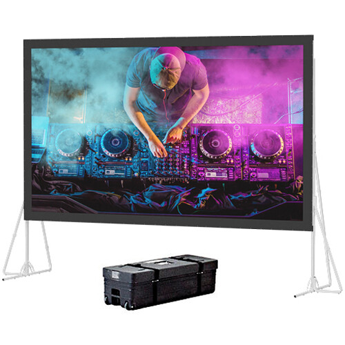 Da-Lite 92108 Heavy Duty Fast-Fold Deluxe 10 x 18' Folding Projection Screen