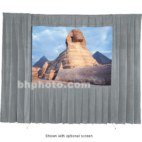 Da-Lite Fast-Fold Velour Drapery Kit for Heavy Duty Frames (11 x 11')