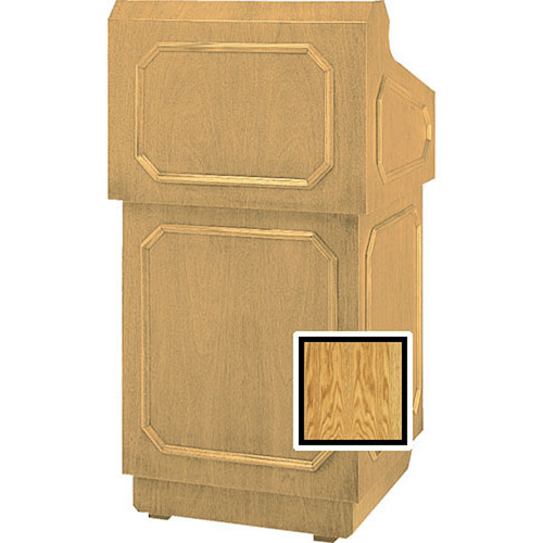 Da-Lite Hamilton Stacking Lectern 98129MO - 25"  (Med. Oak Veneer)