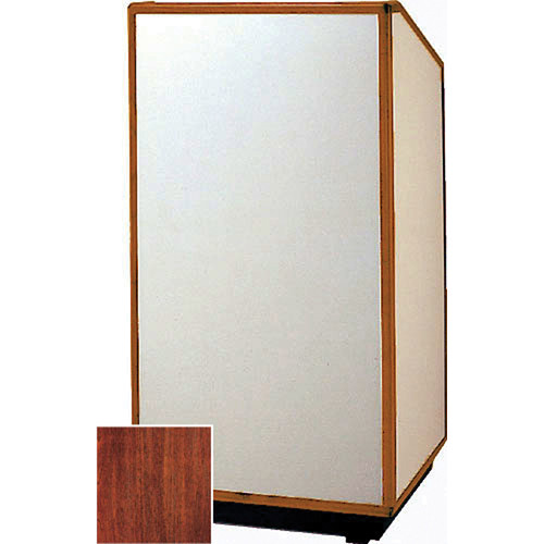 Da-Lite 98172 Floor Lectern (32" Wide, Mahogany Laminate)
