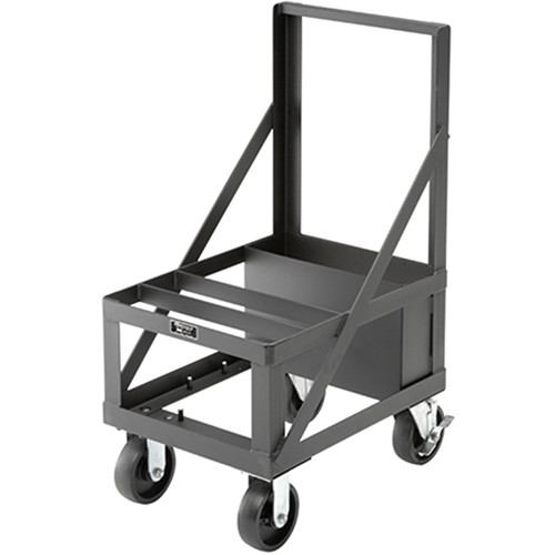 Da-Lite Base Plate Cart, Model BPC46 (Black Powder Coat)