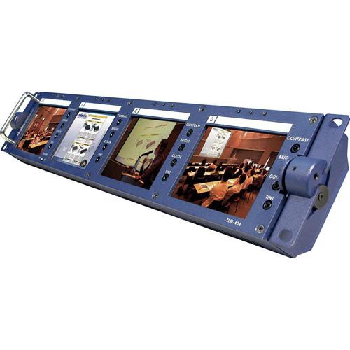 Datavideo TLM-404 Quad 4-inch LCD Monitors, Rack Mountable