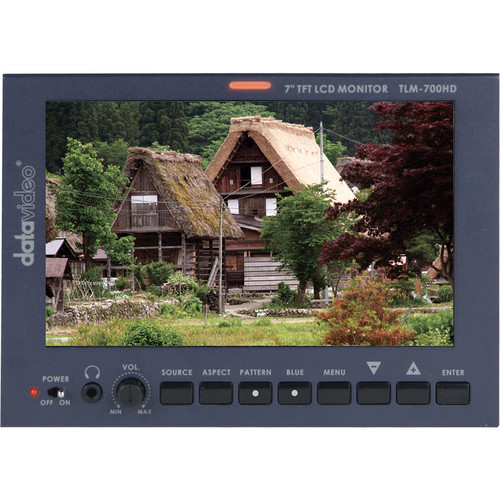 Datavideo TLM-700HD 7" LCD Monitor with Panasonic Battery Mount