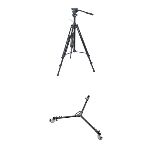 Davis & Sanford ProVista Video Tripod Kit with FM18 Fluid Head & Universal Tripod Dolly