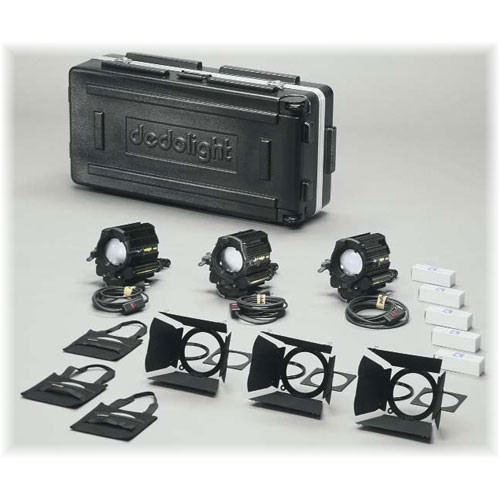 Dedolight Dimmable HMI 3 Light Kit (90-260V)