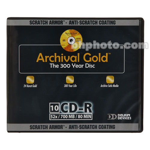 Delkin Devices Archival Gold SA CD-R (10)