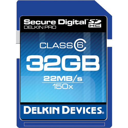 Delkin Devices 32GB eFilm PRO SDHC Memory Card